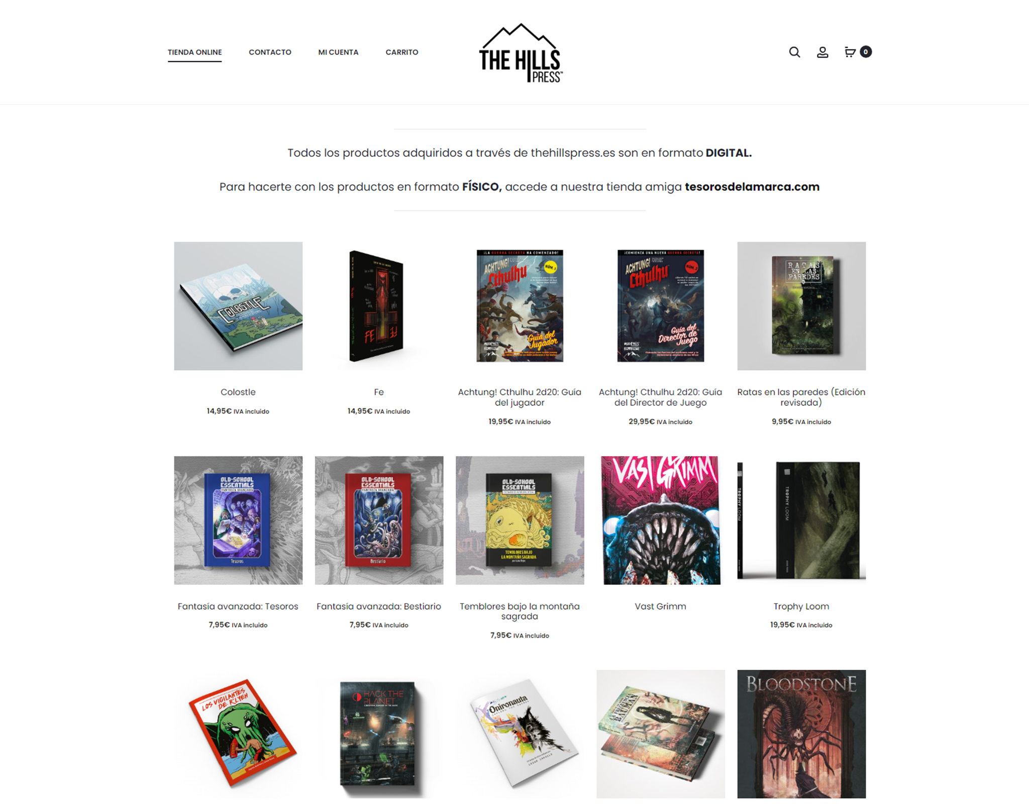 TIENDA ONLINE